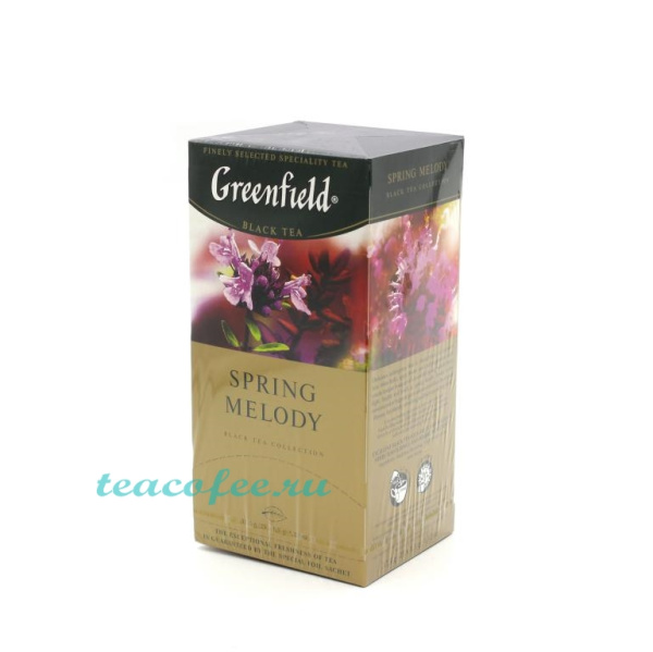 Чай Greenfield Spring Melody 25 пакетиков в магазине ТеаКофее, фото