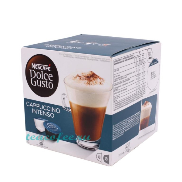 Кофе в капсулах Dolce Gusto Cappuccino Intenso 16 капсул в магазине ТеаКофее, фото