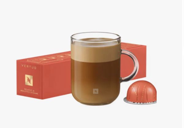 Кофе в капсулах Nespresso Vertuo Peanut&Roasted Sesame flavour 230 ml 10 капсул в магазине ТеаКофее, фото