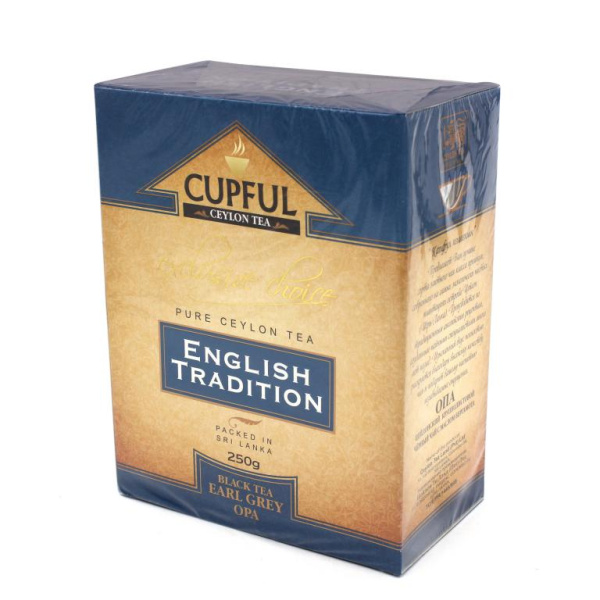 Чай Cupful English Tradition черный с бергамотом 250 гр. (картон) в магазине ТеаКофее, фото