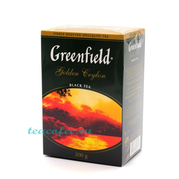Чай Greenfield Golden Ceylon 200 гр. в магазине ТеаКофее, фото