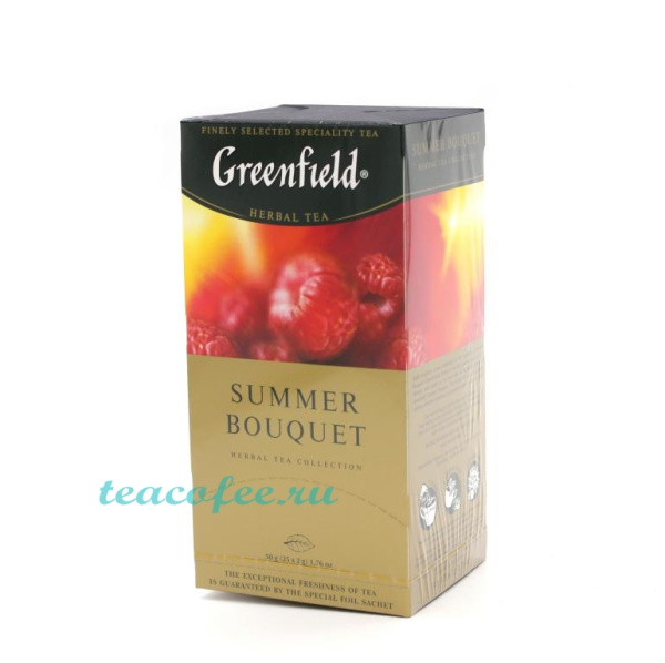Чай Greenfield Summer Bouquet 25 пакетиков в магазине ТеаКофее, фото