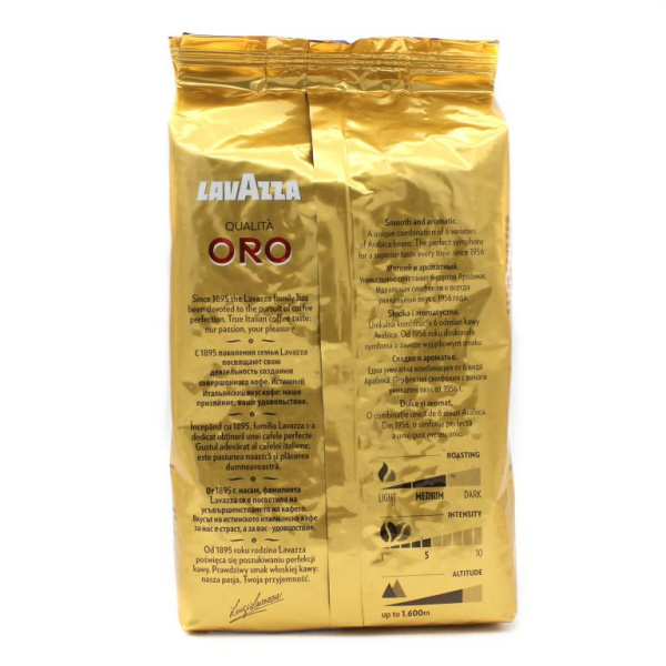Кофе в зернах Lavazza Qualita Oro 1000 гр. в магазине ТеаКофее, фото