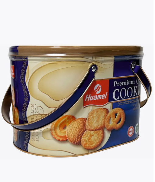 Печенье Huamel Датское Premium Cookies 680гр ж/б в магазине ТеаКофее, фото