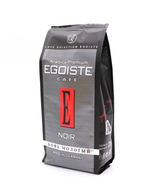 Кофе молотый Egoiste Noir 250 гр. в магазине ТеаКофее, фото