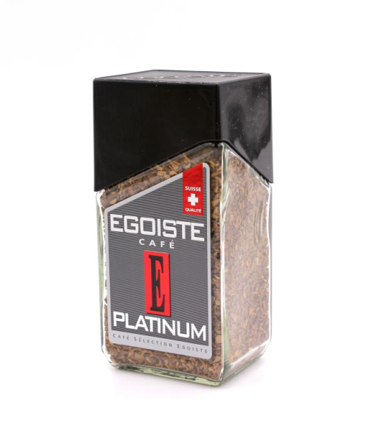 Кофе растворимый Egoiste Platinum 100 гр. (стекло) в магазине ТеаКофее, фото