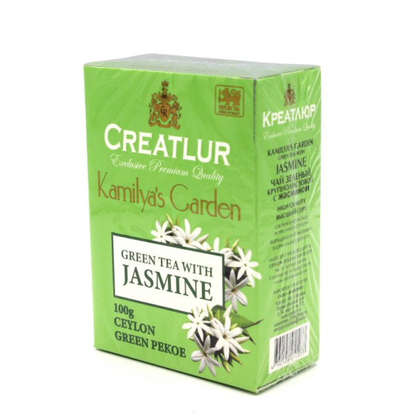 Чай Creatlur Kamilya's Garden jasmine зеленый 100 гр. в магазине ТеаКофее, фото