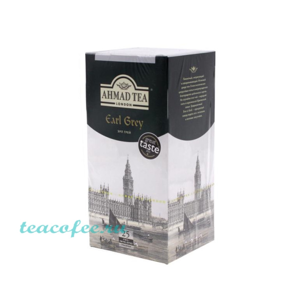 Чай Ahmad Tea Earl Grey 25 пакетиков в магазине ТеаКофее, фото