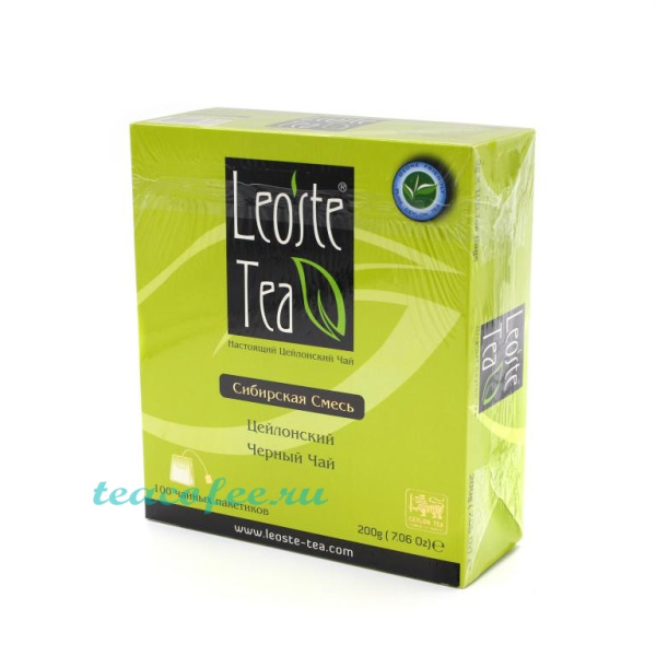 Чай  Leoste Tea Siberian Blend 100 пакетиков в магазине ТеаКофее, фото