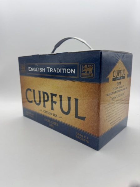 Чай Cupful English Tradition черный с бергамотом 1кг. (250гр x 4шт) в магазине ТеаКофее, фото