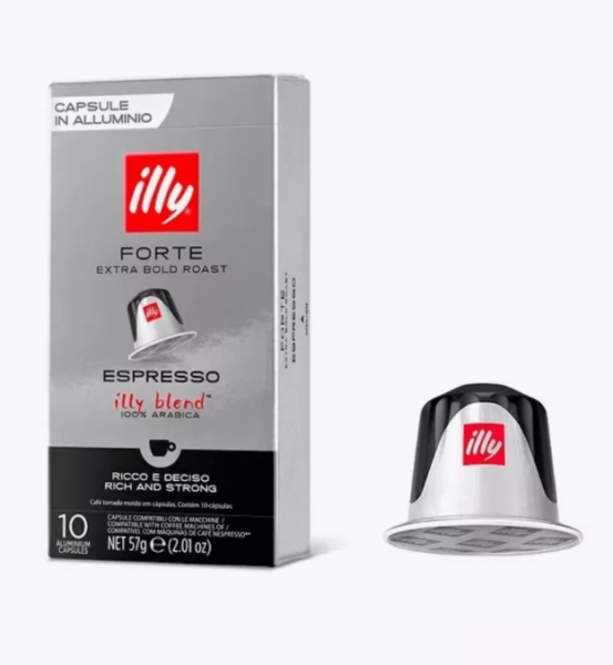 Кофе в капсулах ILLY Forte espresso 10 капсул в магазине ТеаКофее, фото