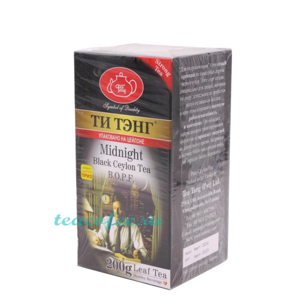 Чай Ти Тэнг Midnight (Для полуночников) черный 200 гр. в магазине ТеаКофее, фото