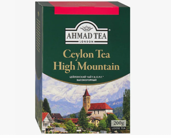 Чай Ahmad Tea Ceylon Tea F.B.O.P.F. high mountain 200 гр. в магазине ТеаКофее, фото