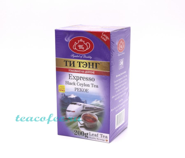 Чай Ти Тэнг Expresso черный 200 гр. в магазине ТеаКофее, фото