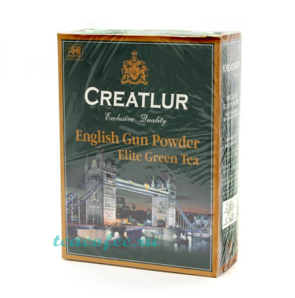Чай Creatlur English Gun Powder - Elite Green Tea 250 гр. в магазине ТеаКофее, фото