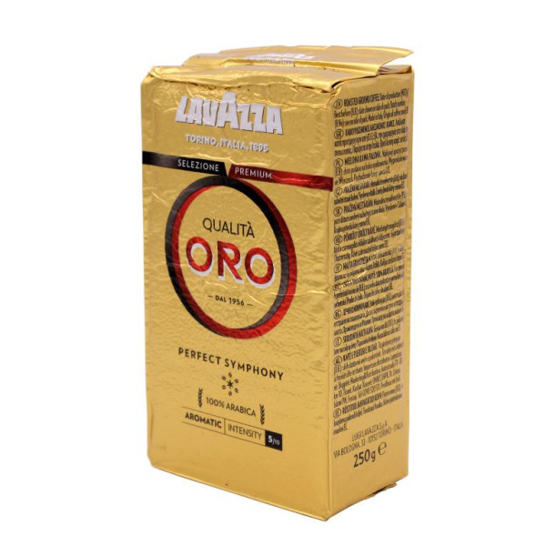 Кофе молотый Lavazza Qualita Oro 250 гр. в магазине ТеаКофее, фото