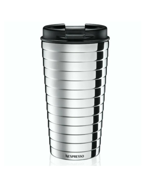 Nespresso Термокружка TOUCH Travel Mug 345мл. (стальная) в магазине ТеаКофее, фото