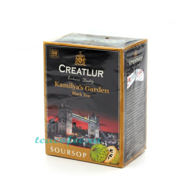 Чай Creatlur Kamiliya`s Garden Soursop Flavor черный 100 гр. в магазине ТеаКофее, фото