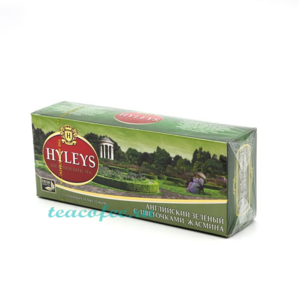 Чай Hyleys English Green Tea With Jasmine Flowers зеленый 25 пакетиков в магазине ТеаКофее, фото