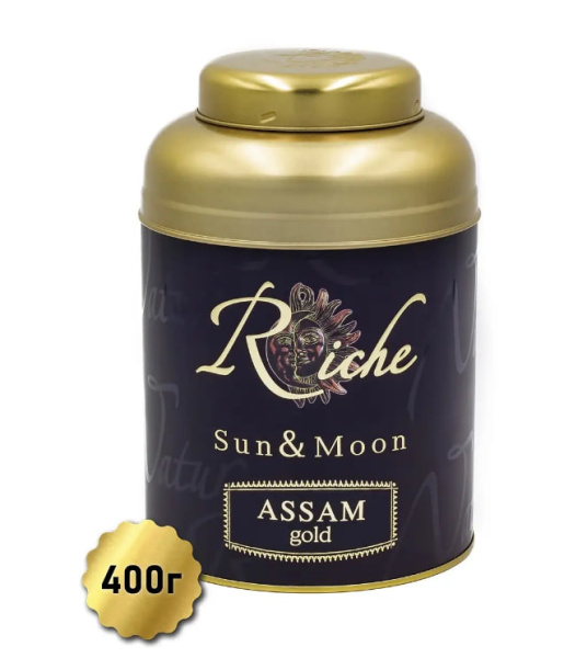 Чай Riche Nature Sun & Moon Assam Gold 400 гр. ж/б в магазине ТеаКофее, фото