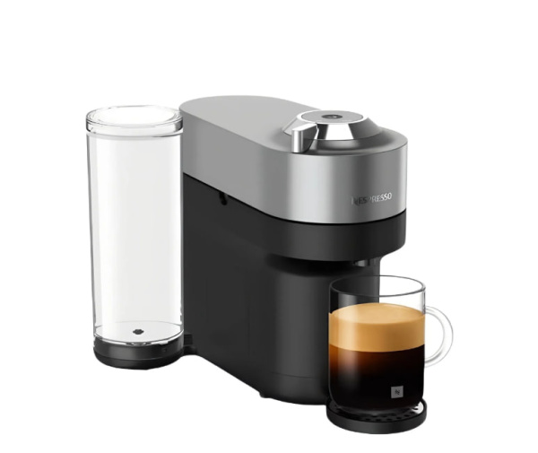 Капсульная кофемашина Nespresso Vertuo Pop +, XN930T10/FBO-3825 R, Titan в магазине ТеаКофее, фото