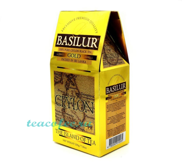 Чай Basilur Gold черный 200 гр. в магазине ТеаКофее, фото