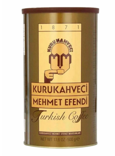Кофе молотый Kurukahveci Mehmet Efendi 500 гр. (ж/б) в магазине ТеаКофее, фото
